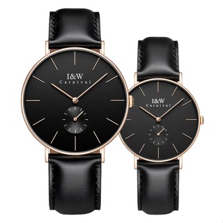 Đồng Hồ Đôi I&W Carnival 8848D2 Chính Hãng Full Box Chống Nước Kính Sapphire BH 5 Năm Máy Pin