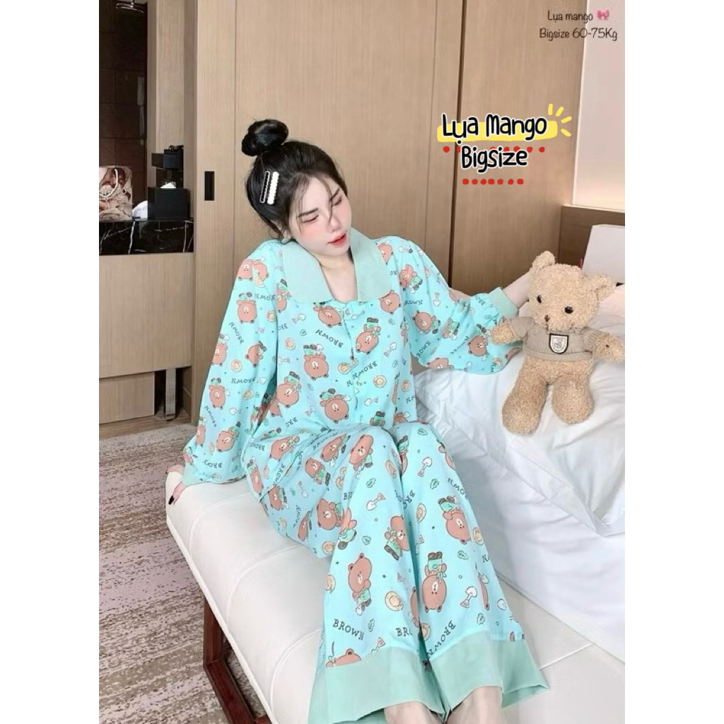 Đồ bộ Lụa Mango cao cấp 50-100kg mềm rũ xịn sò