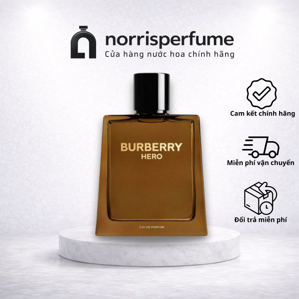 [Chính hãng] Nước Hoa Nam Burberry Hero Eau De Parfum 100ml mạnh mẽ nam tính thơm lâu 6h