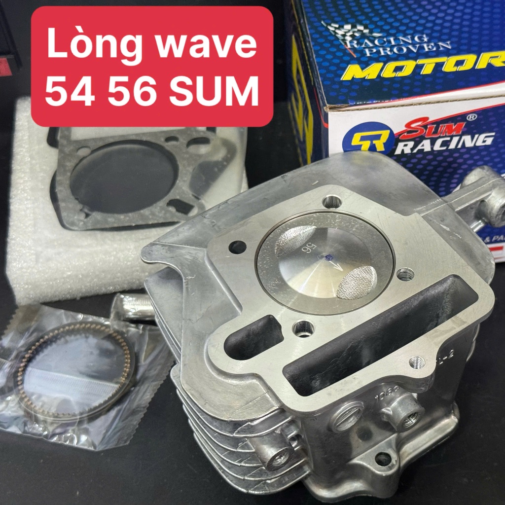 Lòng Trái 54 56 SUM dài 78 108 Dream,Wave, xe Trung Quốc, xe 50cc - Lòng Wave 54 108