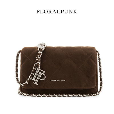 Túi xách Floralpunk Ivy Chain Bag - Suede Brown