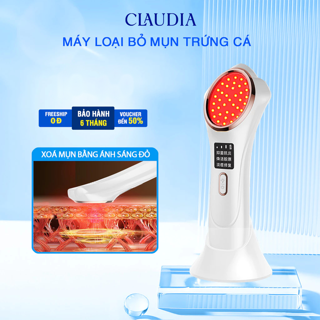 Máy trị mụn IPL, làm sáng da, mờ thâm nám, giúp da đều màu CSSD241 Claudia