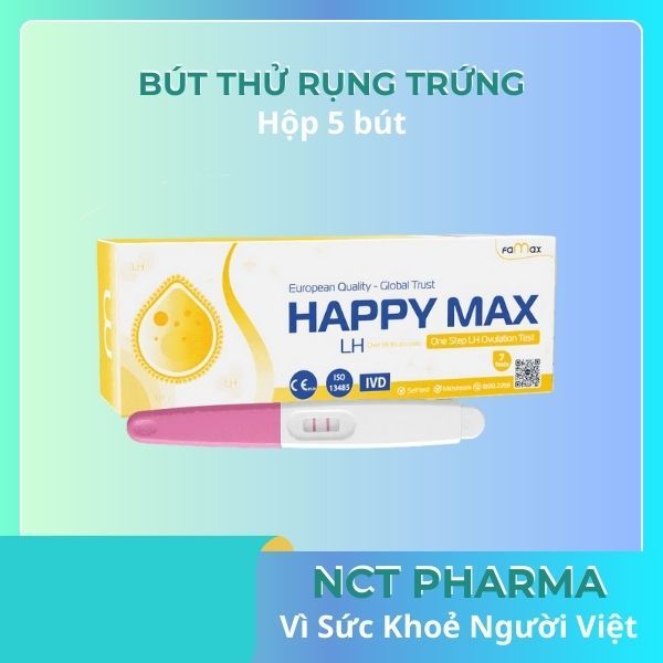 Bút thử rụng trứng LH HAPPY MAX FAMAX – Bút test LH chính xác cao – Dự đoán ngày rụng trứng dễ dàng