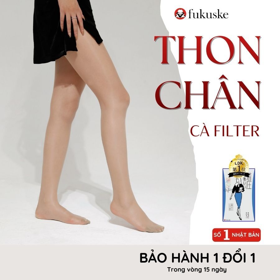 Quần tất siêu bó Fukuske FU02 làm thon gọn chân Che khuyết điểm đẹp mịn màng tất Nhật Bản cao cấp làm đẹp chân siêu dai