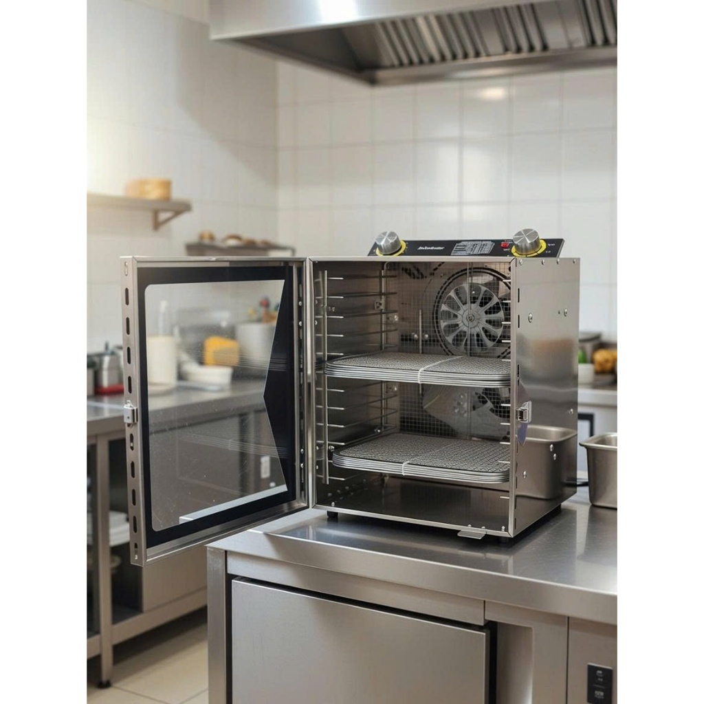 MÁY SẤY KHÔ / SẤY DẺO THỰC PHẨM INOX 304 - Mẫu 12 Tầng - CHUYÊN NGHIỆP, BỀN BỈ CHO QUÁN ĂN & GIA ĐÌNH