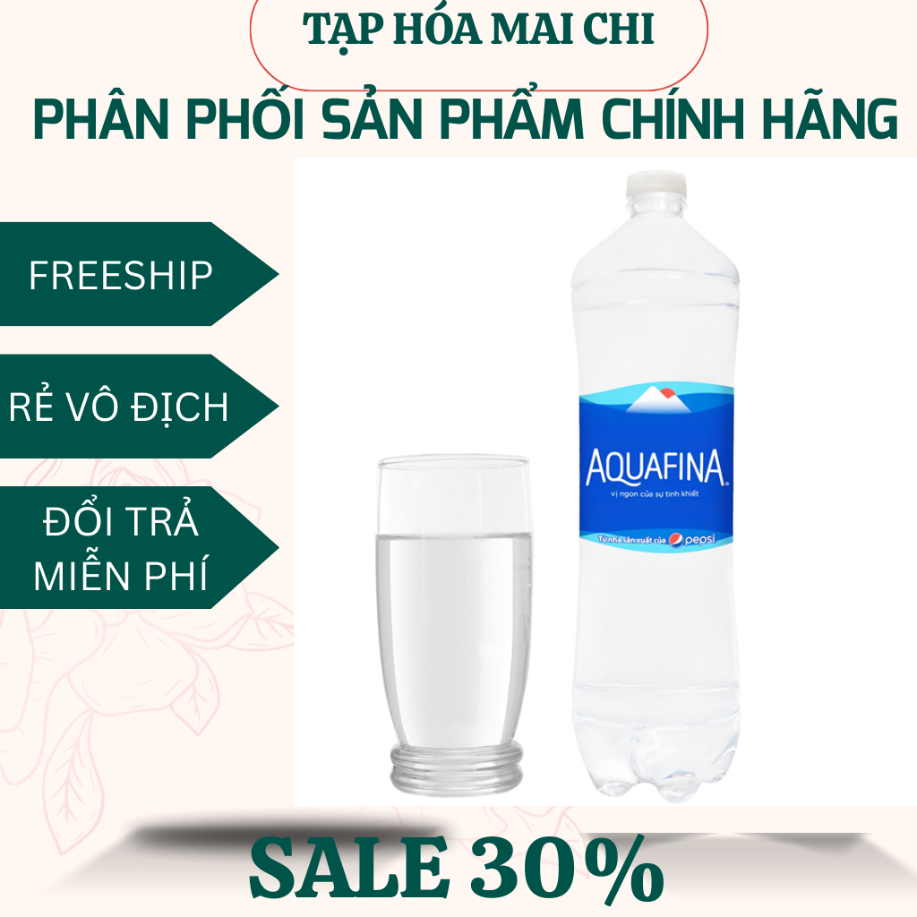 Thùng 12 chai nước tinh khiết Aquafina 1.5 lít-HÀNG CHÍNH HÃNG
