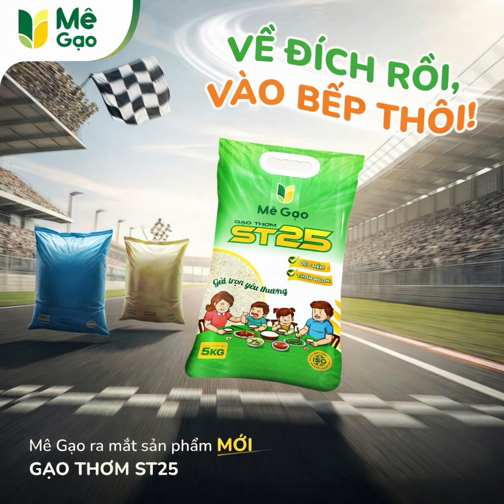 [ 1 Túi ] Gạo St25 A An Nepture Mê Gạo St25+ St21 5kg