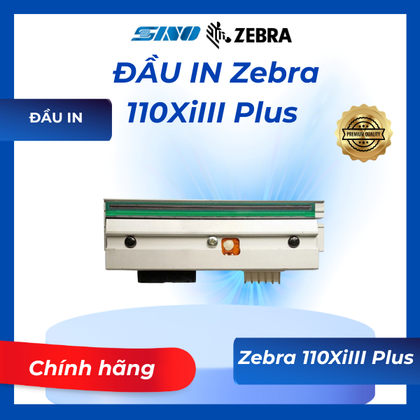 Đầu in Zebra 110XiIII plus- 300dpi - Hàng chính hãng