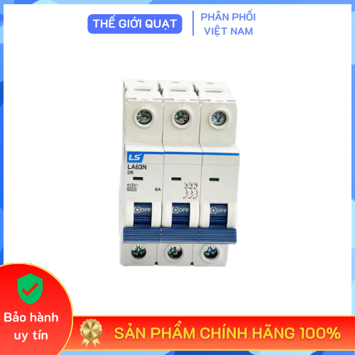 [HỎA TỐC] Cầu dao tự động MCB 3 pha LS LA63N (16A - 20A - 25A - 32A - 40A - 50A - 63A - 80A - 100A)