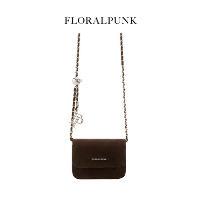 Túi / Ví đeo chéo Floralpunk Ivy Chain Mini - Suede Brown