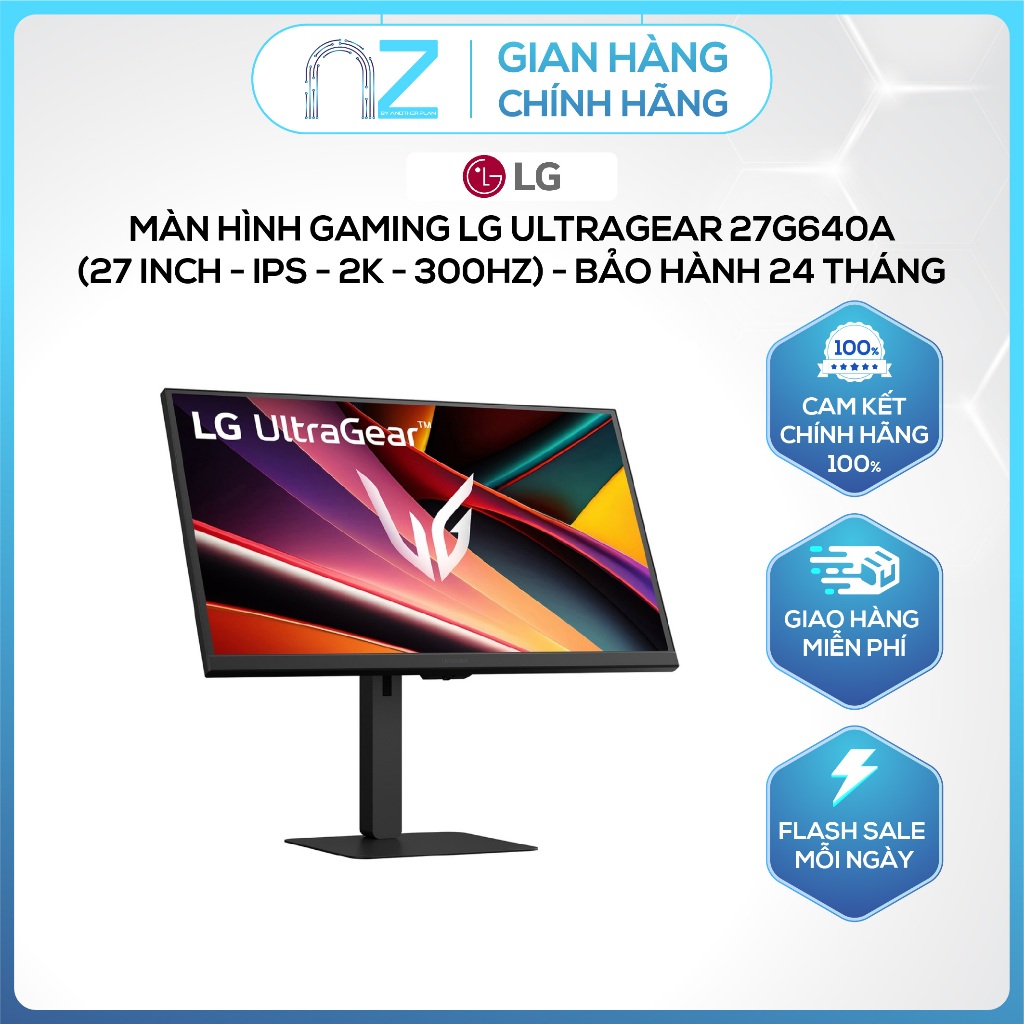 [ Chính Hãng ] Màn hình Gaming LG UltraGear 27G640A (27 Inch-IPS-2K-300Hz) - BH 24 tháng