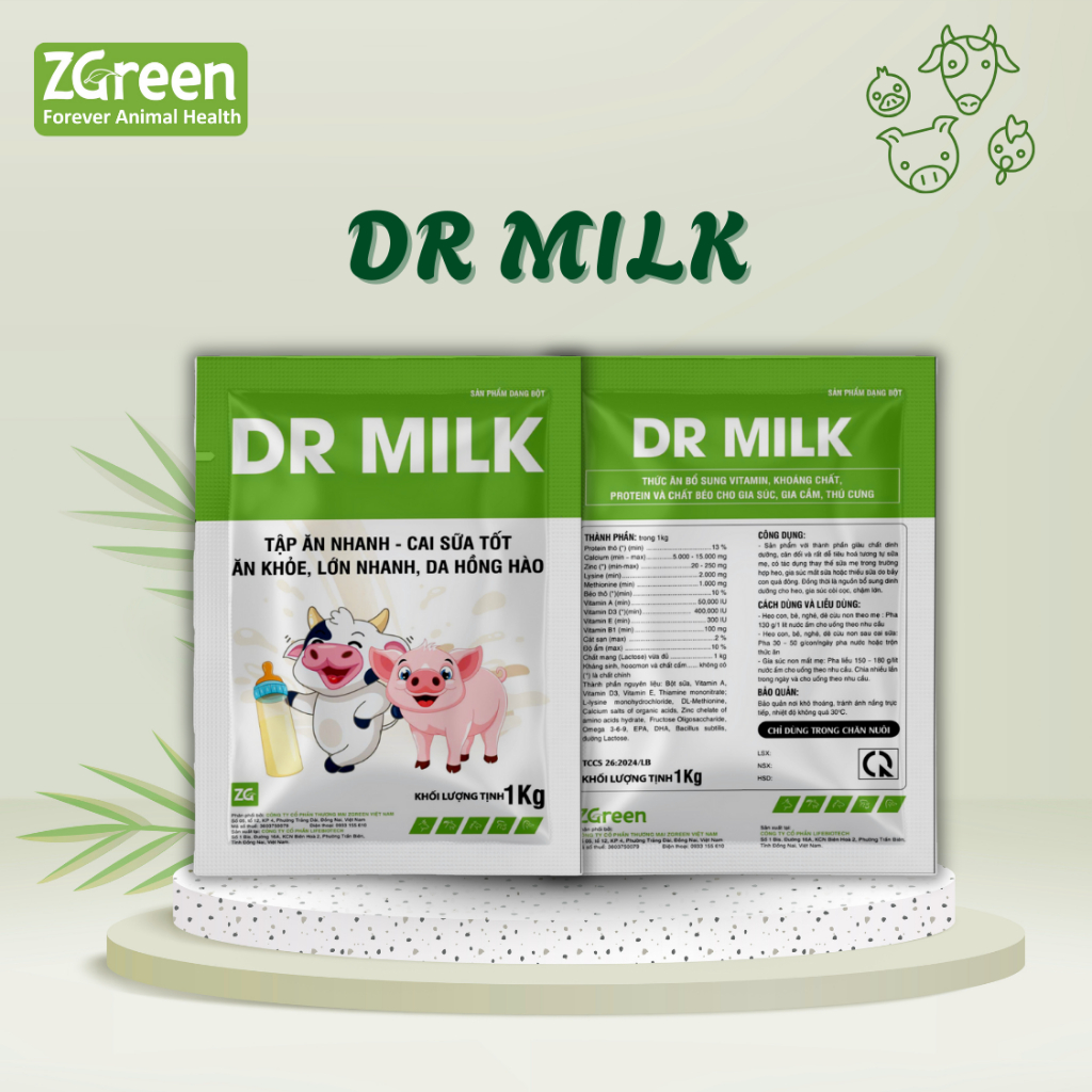 DR MILK TẬP ĂN NHANH – CAI SỮA TỐT  ĂN KHỎE, LỚN NHANH, DA HỒNG HÀO