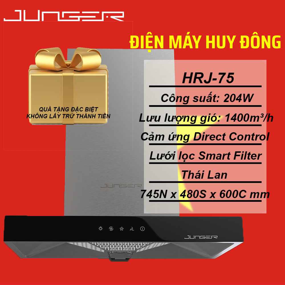Máy hút mùi âm tủ Junger HRJ-75