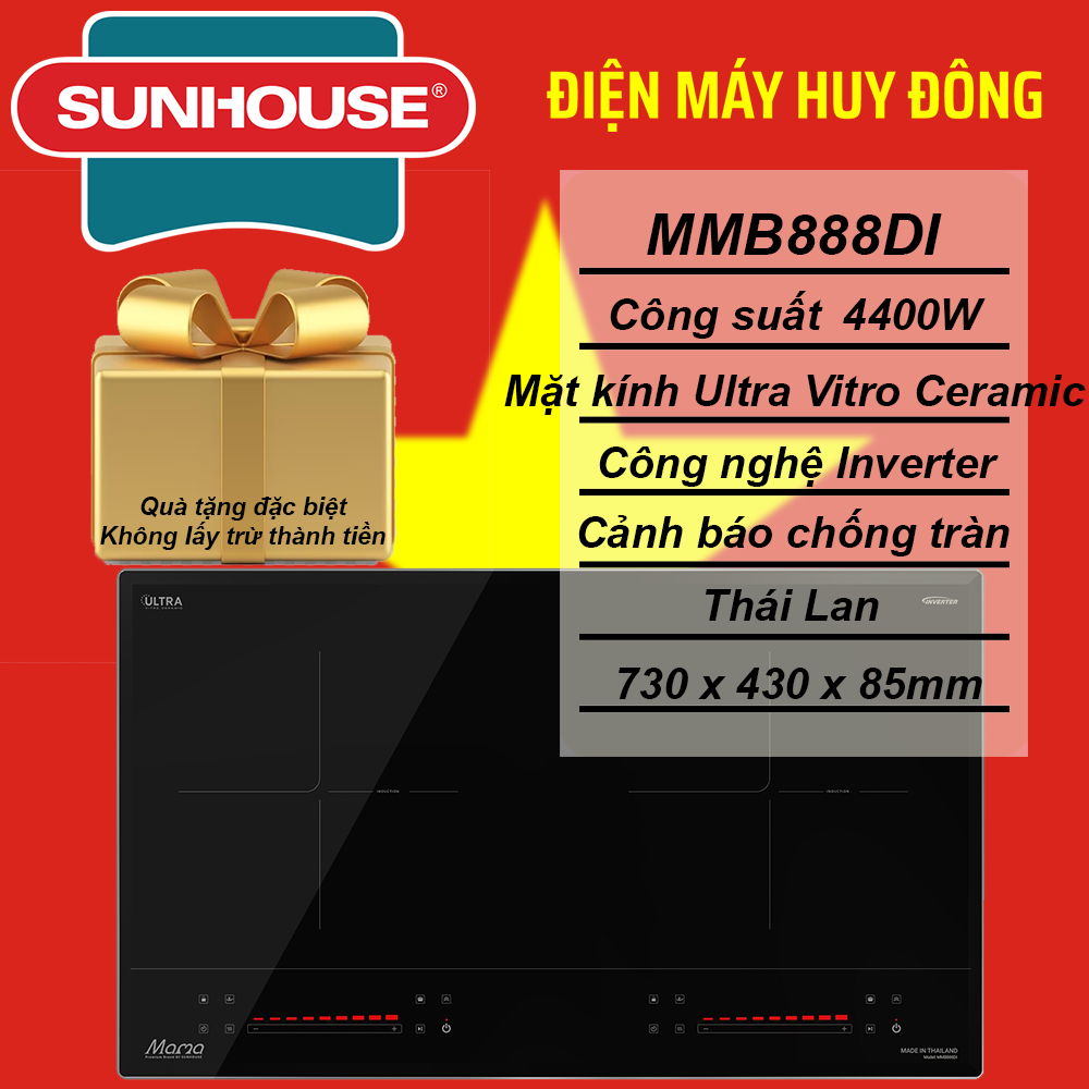 BẾP ĐÔI ĐIỆN TỪ SUNHOUSE MAMA MMB888DI