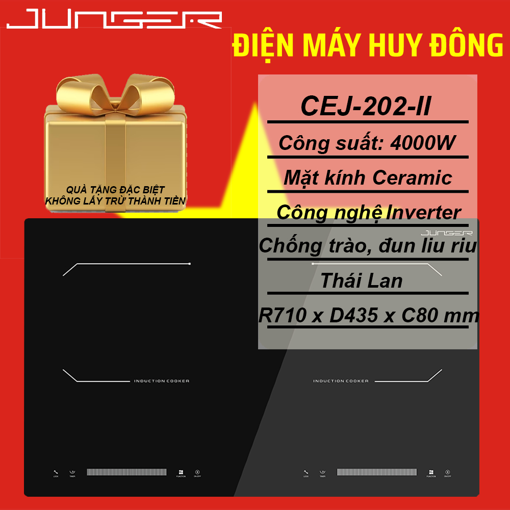 Bếp điện từ đôi Junger CEJ-202-II
