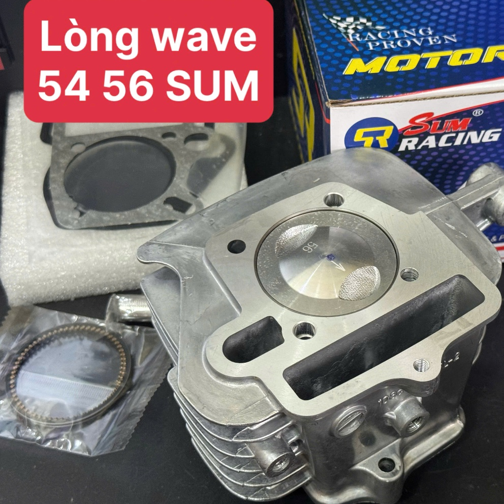 Lòng Trái 54 56 Dài 78 Dream,Wave, xe Trung Quốc, xe 50cc - Lòng Wave 54 56 SUM RACING