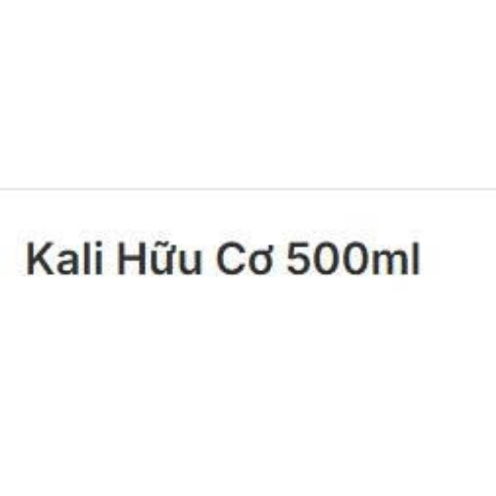 Kali Hữu Cơ 500ml