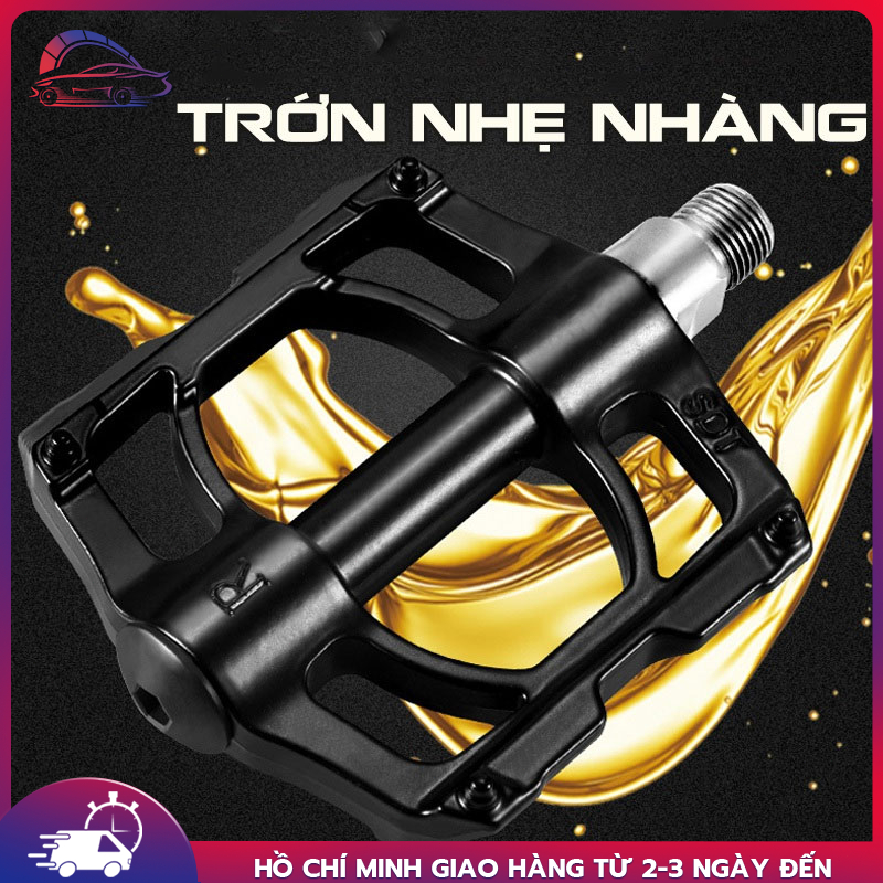 Pedal nhôm 4 bạc đạn Pedan Bàn đạp hợp kim nhôm 4 bạc đạn cao cấp