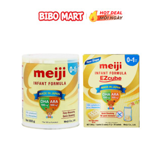 Sữa Meiji Infant Formula Nhập Khẩu Nhật Chính Hãng Tăng Đề Kháng Trẻ 0-1 Tuổi Lon 800g - Bibo Mart