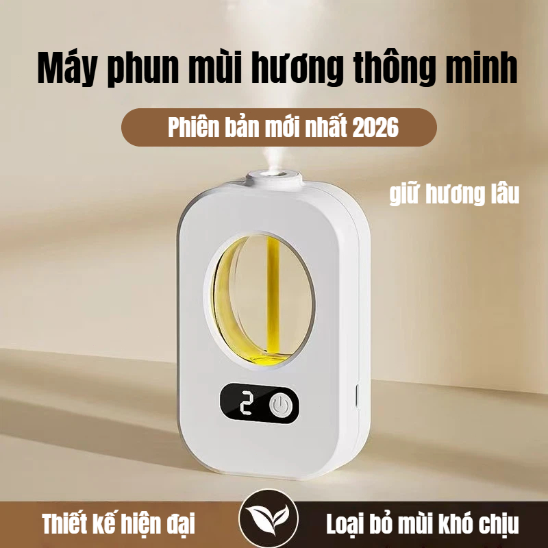 Máy Xịt Thơm Phòng Tự Động Bộ máy xông tinh dầu tự động tiết kiệm để bàn/treo tường 9 Mùi Hương phun sương tự động