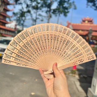 Quạt Gỗ Xếp Cầm Tay Phụ Kiện Chụp Hình Tết, Áo Dài, Múa Văn Nghệ
