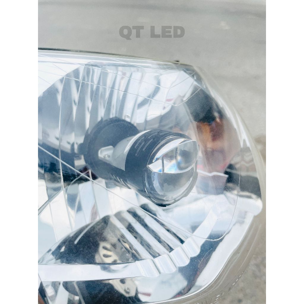 Bi cầu LED V22 PRO- chân H4 điện áp 12v-24v  Ánh sáng 2 màu