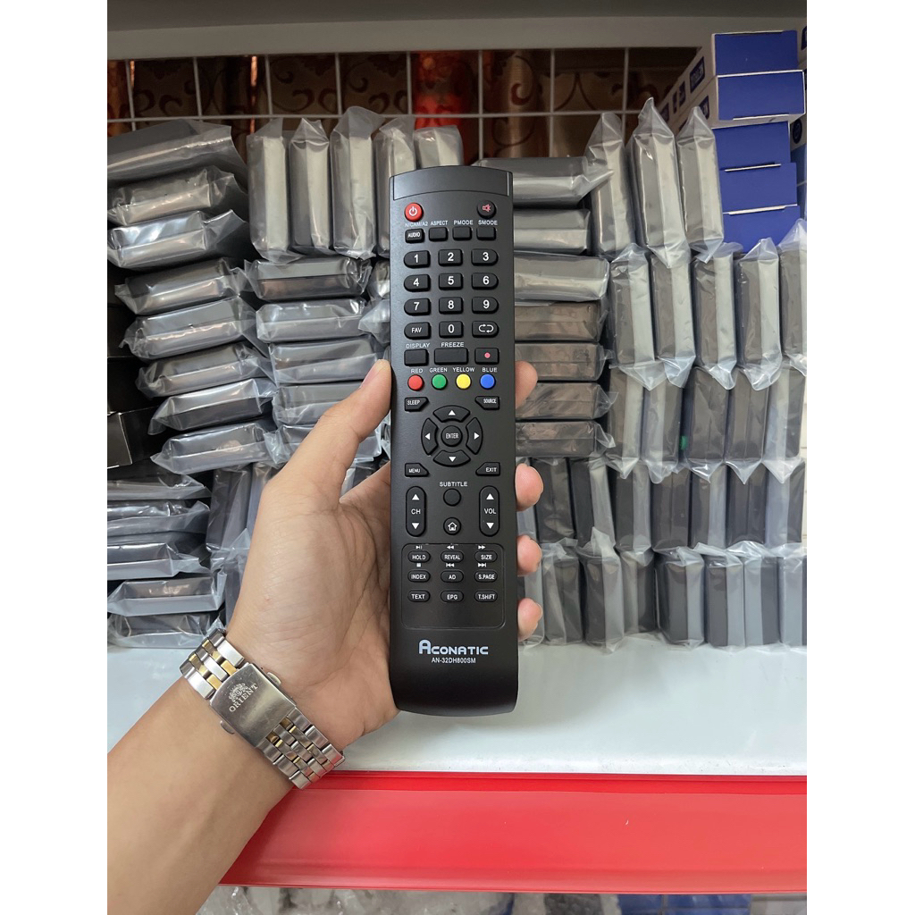 Điều khiển Tivi Aconatic AN-32DH800SM chính hãng( Dùng cho Tivi Aconatic có mẫu điều khiển như hình)