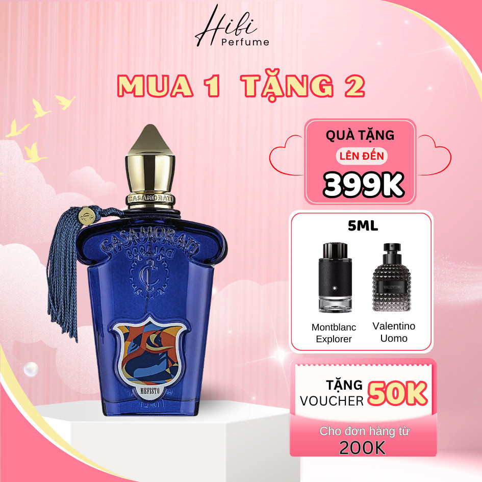 Chiết 10ml nước hoa nam Casamorati Mefisto hương thơm tươi mát, cuốn hút - hibi perfume