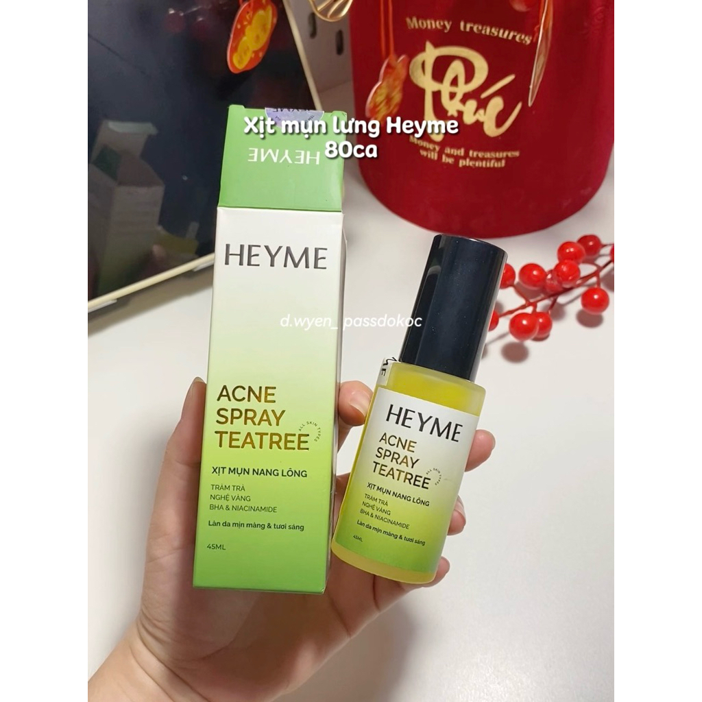 [Pass] Xịt mụn lưng Heyme