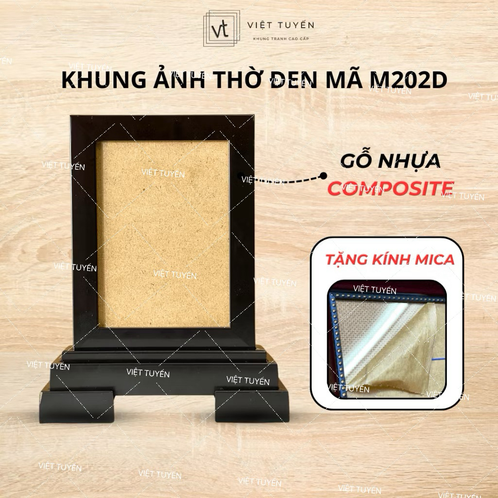 Khung Thờ Đen mã M202D Việt Tuyến, chất liệu Composite