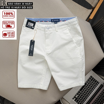 Quần Short Kaki Nam Brado Bravery - Kaki Mềm Mịn Dày Dặn, Co Giãn, Regular Fit Đứng Form, Lịch Lãm