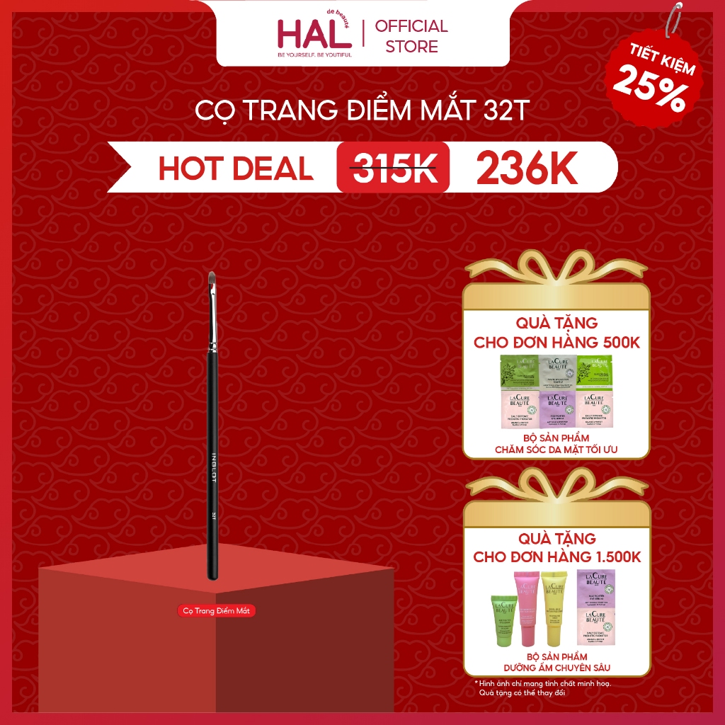 Cọ Trang Điểm Mắt Môi 32T Inglot Makeup Brush 32T | HAL de Beaute