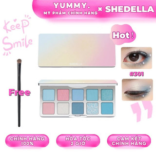 [SHEDELLA] Bảng phấn mắt nổi bật tất cả trong một Bảng Phấn Mắt 10 màu（Dòng màu mới）