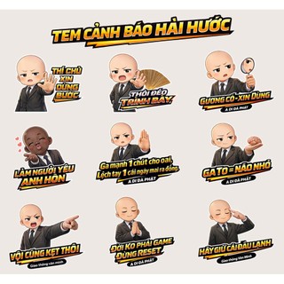 Tem decal dán xe máy xe hơi, tem nhắc nhở cảnh báo dán xe chống nước tuyệt đối, dán nón bảo hiểm dán xe điện