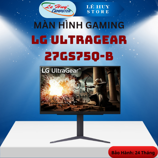 Màn Hình Gaming LG UltraGear 27GS75Q-B (27 inch - IPS - 2K - 200Hz - 1ms) - Hàng Chính Hãng