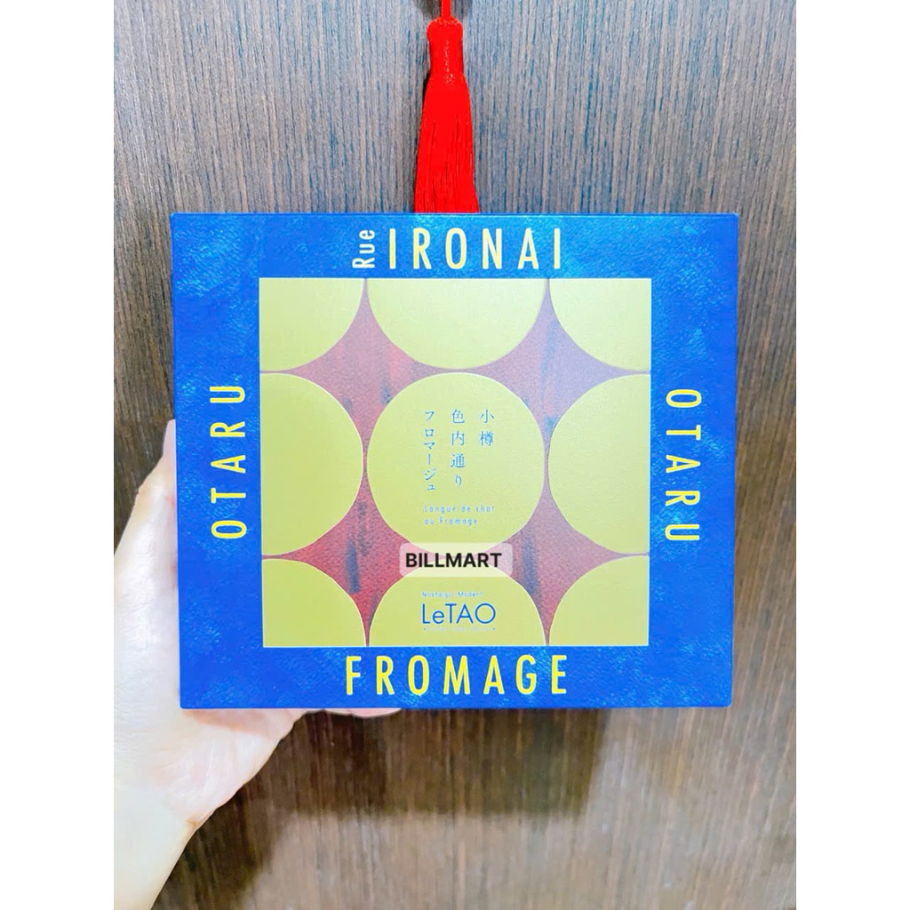 🎌 LeTAO Otaru Rue Ironai – Fromage- Bánh Langue de Chat nhân phô mai cao cấp – Nhật Bản