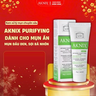 Kem AKNIX PURIFYING 40g - Dành cho mụn ẩn, mụn đầu đen, sợi bã nhờn (mụn không viêm)