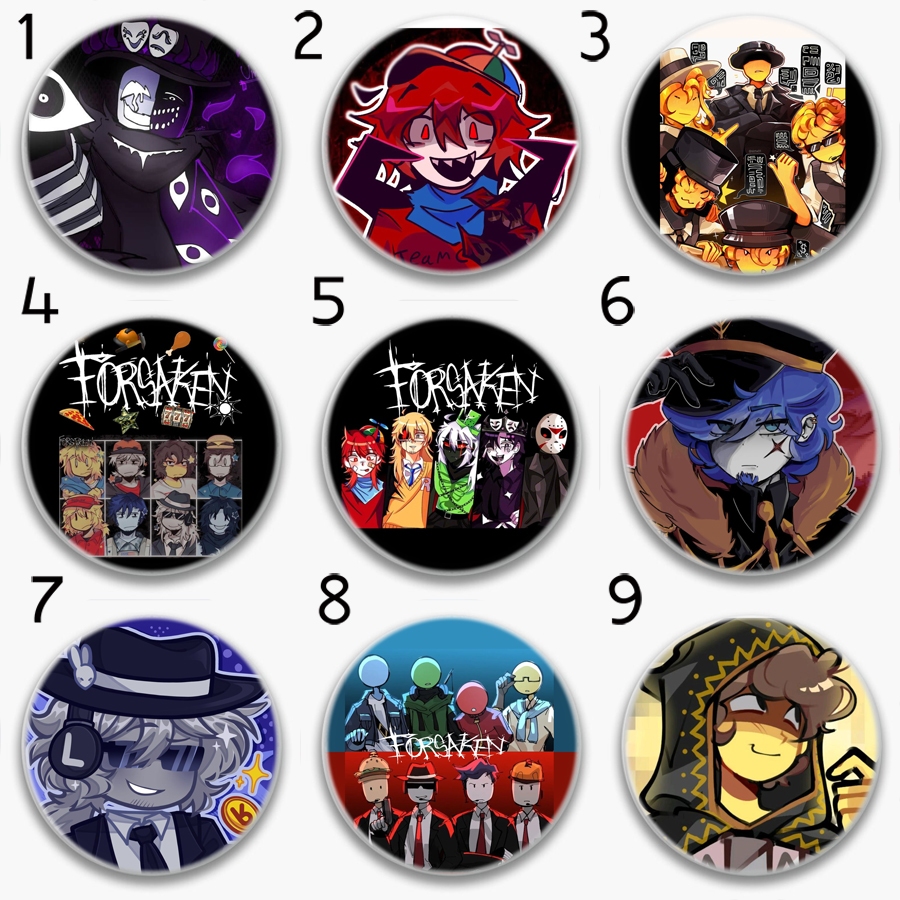 Huy hiệu forsaken chance Dusekkar Taph Two Time Shedletsky Elliot Veeronica Slasher Guest 666 Builde