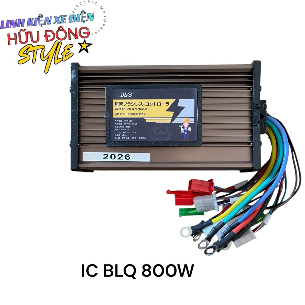 IC điều tốc đa năng 36v - 48v - 60v ( 400w - 500w - 800-1000w ) siêu êm cho xe điện
