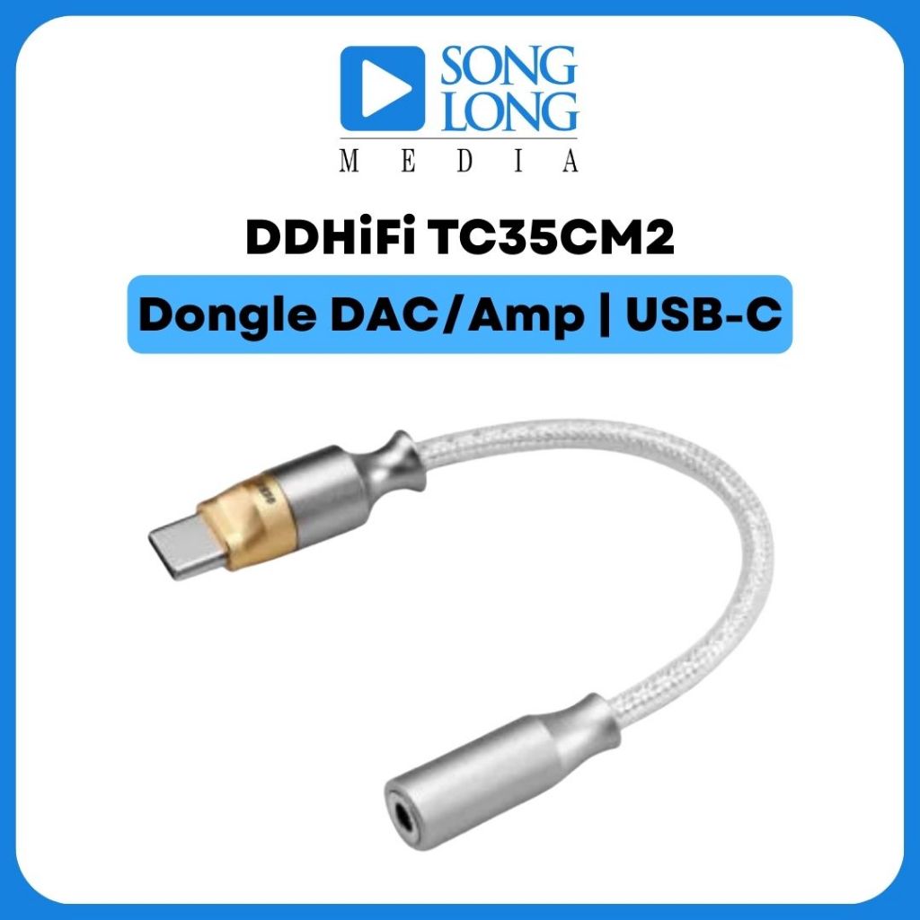 Dongle Dac/Amp DDHiFi TC35CM2 - Chính hãng phân phối
