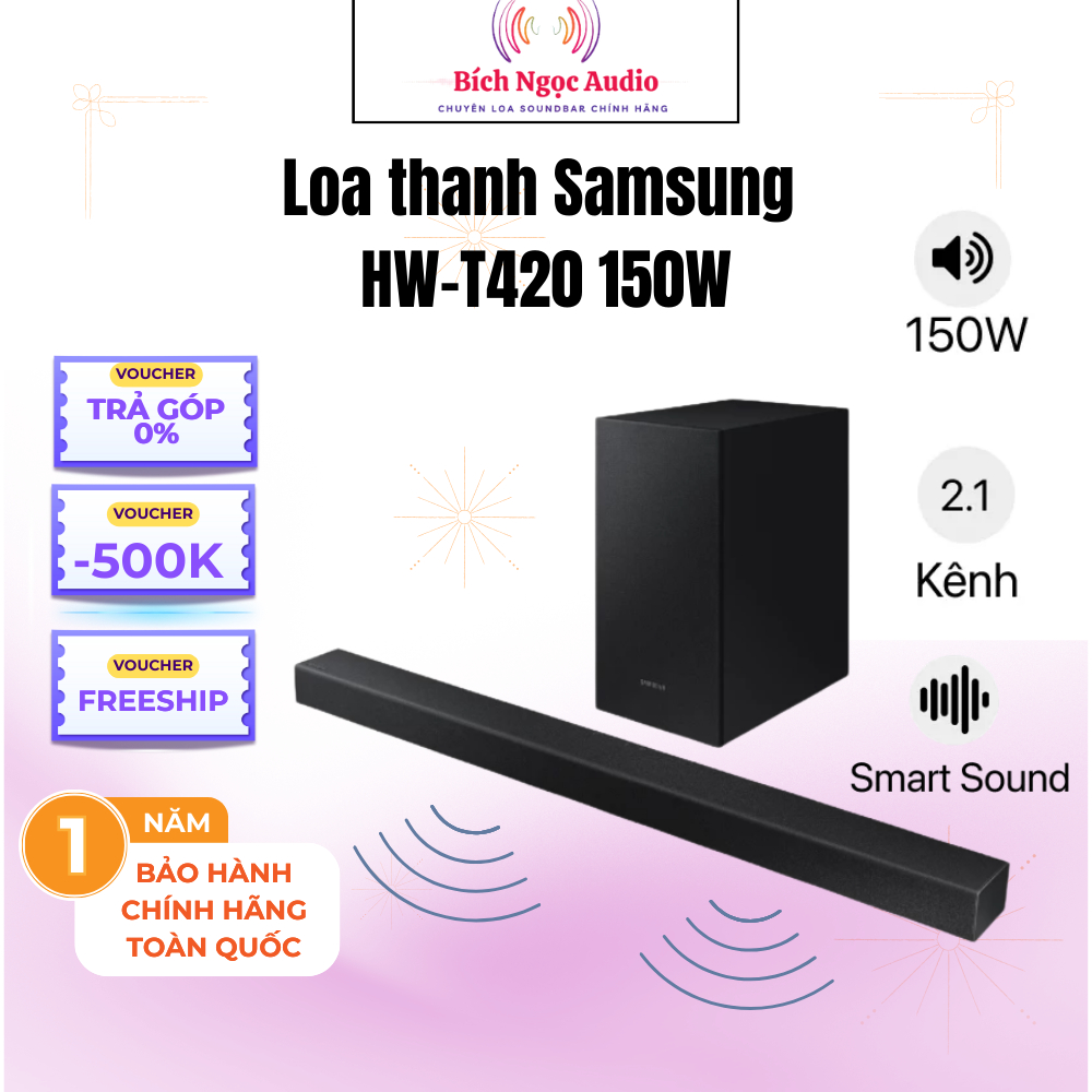 [Chính Hãng] Loa thanh Samsung HW-T420 - chính hãng 12 Tháng