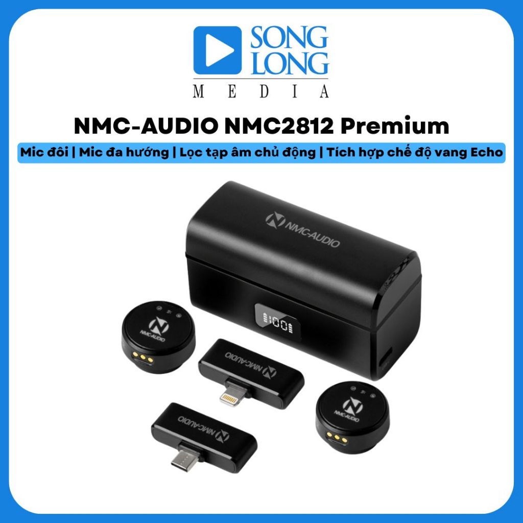 Micro Thu Âm Không Dây NMC-AUDIO NMC2812 Premium