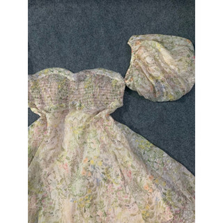 đầm hoa voan size S