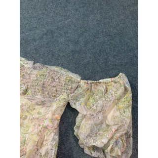 đầm hoa voan size S