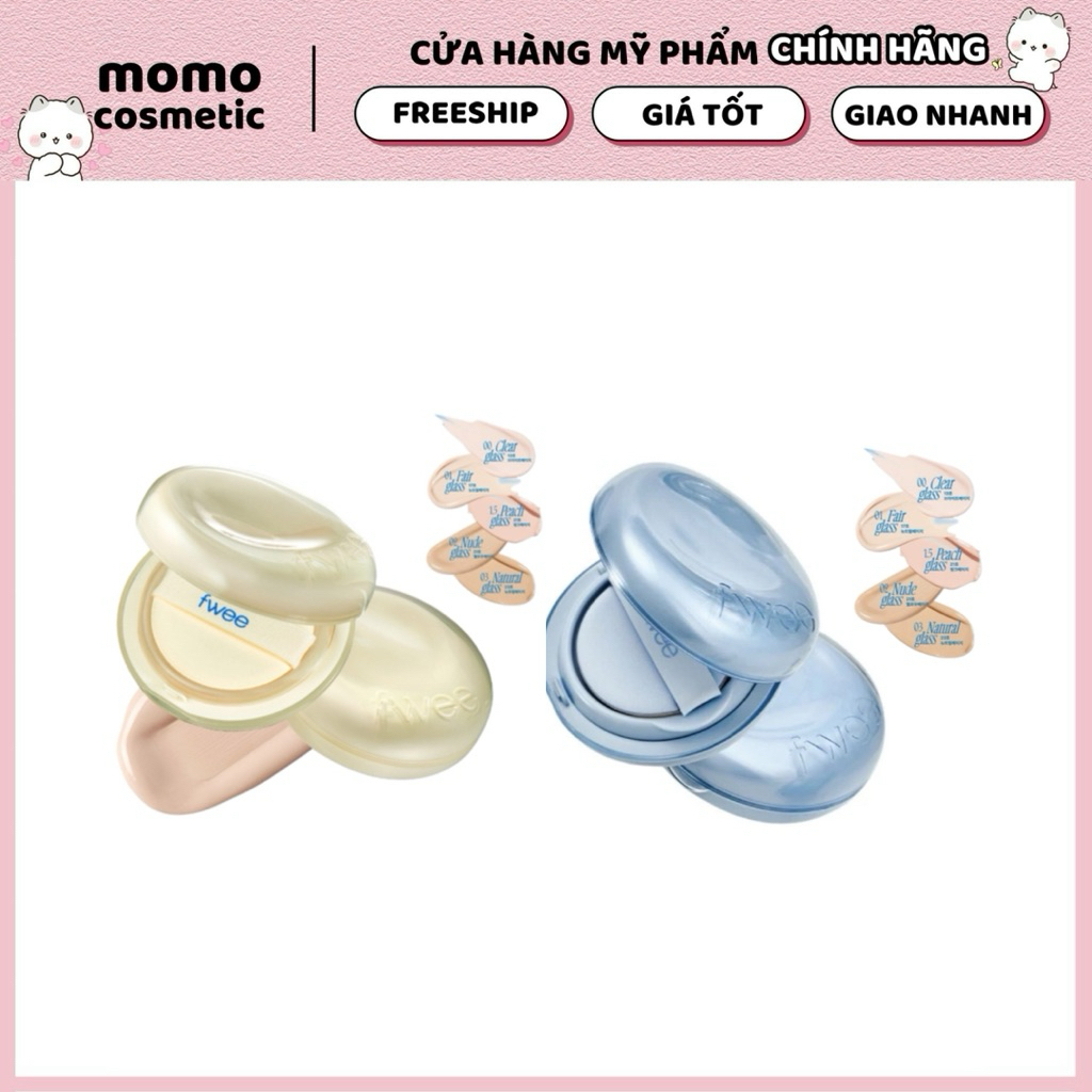 Cushion Fwee Glass Natural/ Egg Fit Cover