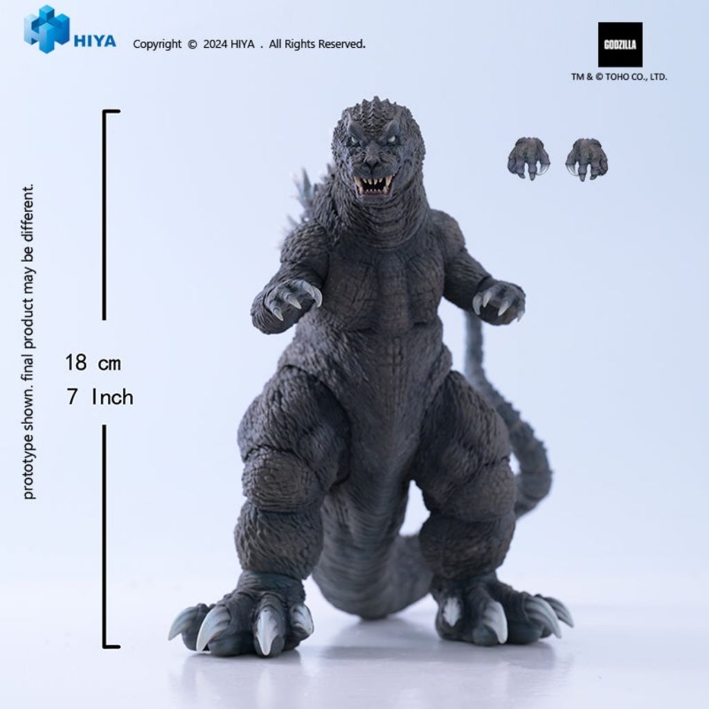 Mô hình quái vật godzilla 2001. hiya Toys.
