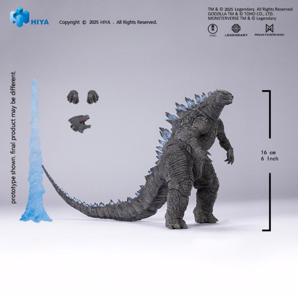 Mô hình quái vật godzilla haet ray 2014. Hiya Toys.