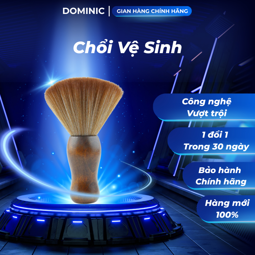 Chổi phẩy đa năng, phẩy tóc, phẩy bụi trên ô tô bằng gỗ cao cấp - JMI SHOP