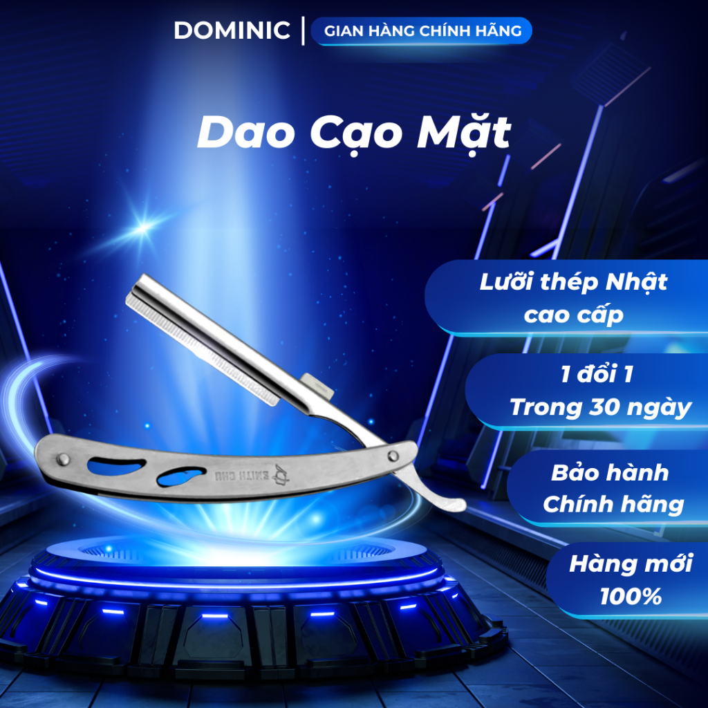 Dao cạo mặt, cạo râu, lông mày tỉa tóc đa năng chuyên nghiệp cho thợ JMI SHOP - JMI GROUP