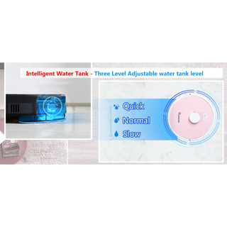 Robot Hút Bụi Lau Nhà Robotek W750 - Định vị Lidar, Thông Báo Bằng Tiếng Việt [Bảo Hành 12 Tháng]